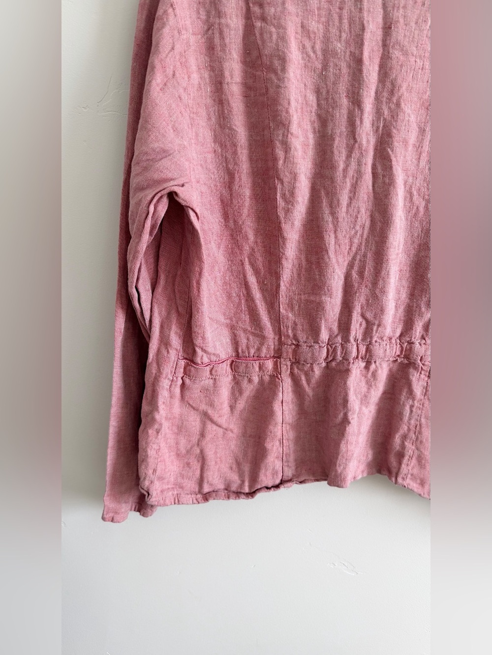 Flax Button Down Long Sleeve Top - Picture 5 of 6